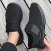 Summer Mesh Hollow Breathable Shoes Soft Sole Flat Heel Lightweight Velcro Mother Shoes