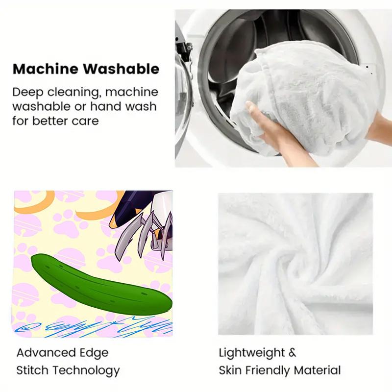 Striking Inorganic Killer 2D Flat Pattern Flannel Blanket High Quality All Seasons Warmth and Comfort Perfect for Christmas Gifts.