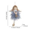 New Christmas plush angel girl pendant children's cute doll Christmas tree decoration pendant small pendant