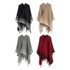 Soft & Breathable Winter Shoulder Wrap for Women Ladies Lightweight Multi Use Shawl with Fringe Trim