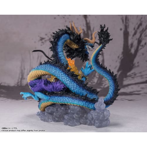 TAMASHII NATIONS Figuarts ZERO Super Fierce Battle ONE PIECE Kaido of the Beasts - Double Dragons - Approx. 300mm PVC & ABS Pre-painted Complete Figur