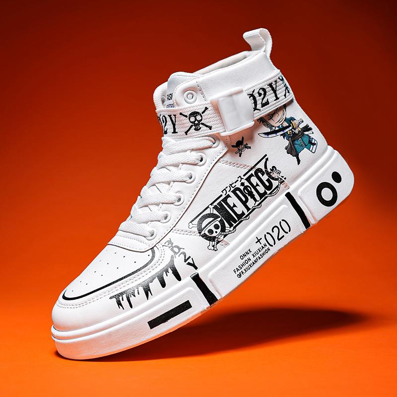 

Обувь для родителей и детей, цельная мужская обувь для бега, высокие кроссовки в стиле аниме для мужчин, повседневная обувь, повседневная обувь для прогулок зелёный