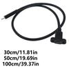 30-100cm Length Panel Mount USB C Extension Cable Male To Female Connector Adapter Line for Computers and Printers