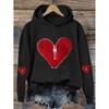 Womens Oversized Crewneck Sweatshirt With 3D Dog Print Christmas Collection