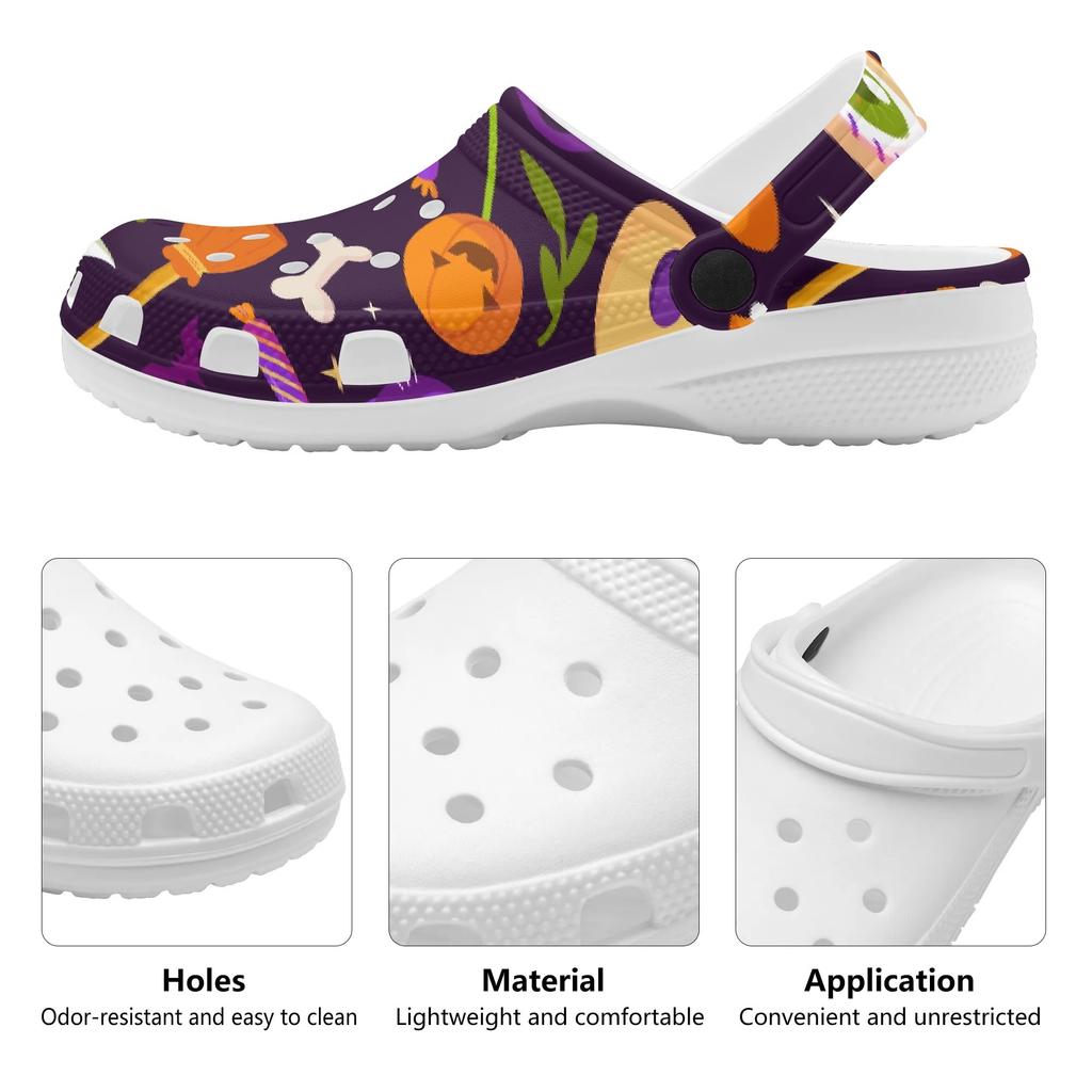Colorful Printed EVA Clogs Men Women Ventilated Breathable Slip On Casual Shoes Lightweight Summer Sandals Casual Walking