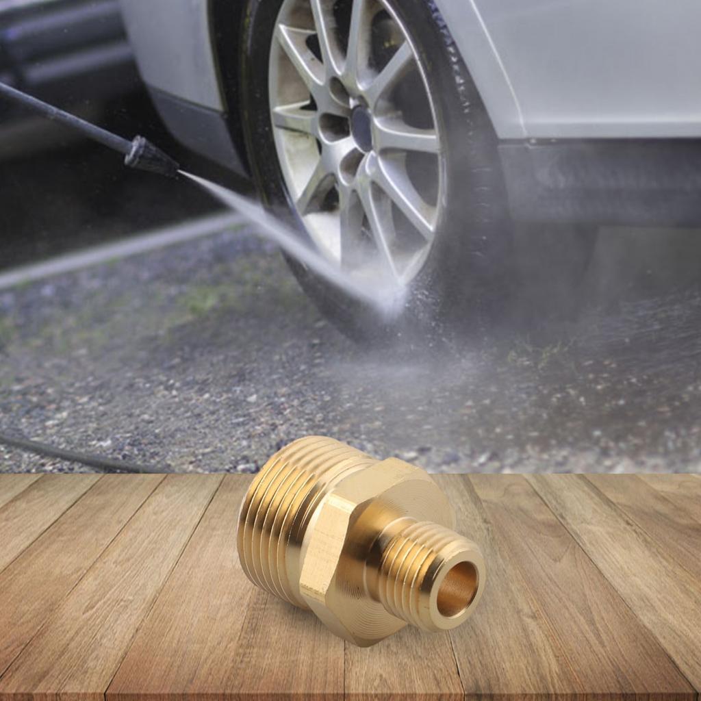 22mm To 1/4 Joint Adapter Brass Hose Adapter High Pressure Cleaning Adapter