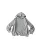 [antiqua] Antiqua Women's Long-Sleeve Plain Ribbed Piqué Knit Hoodie ZA-00282 One Size 15 Heather Gray