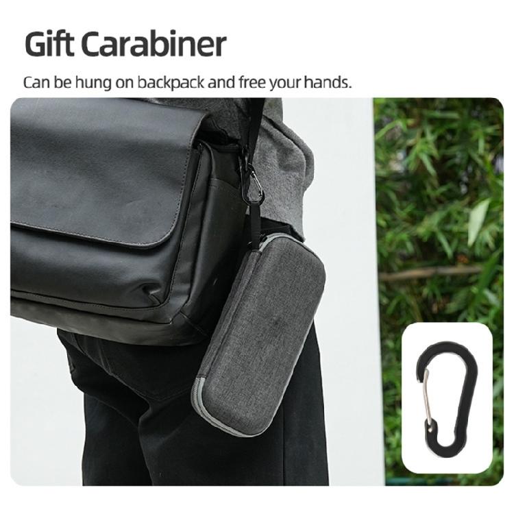 Daily Gear Case for Action Camera Accessories with Hard Shell Storage, Soft Lining and Hand Cord Carry for Luggage