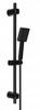 Como 1-Function Black Shower Set