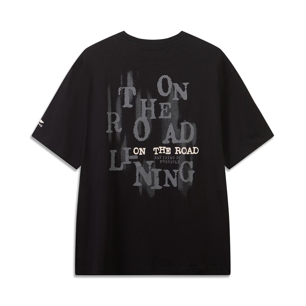 Li-Ning Comfortable Simple Fashion Versatile Loose Short Sleeve T-Shirt Unisex Tops AHSWJ31-1