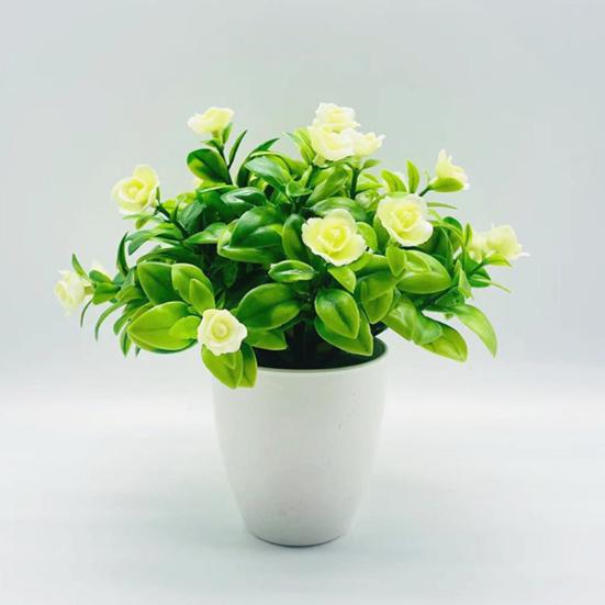 Umělá bonsai odolná proti vyblednutí Široká aplikace Kompaktní Efektní Bez vadnutí Umělá rostlina v květináči na balkon