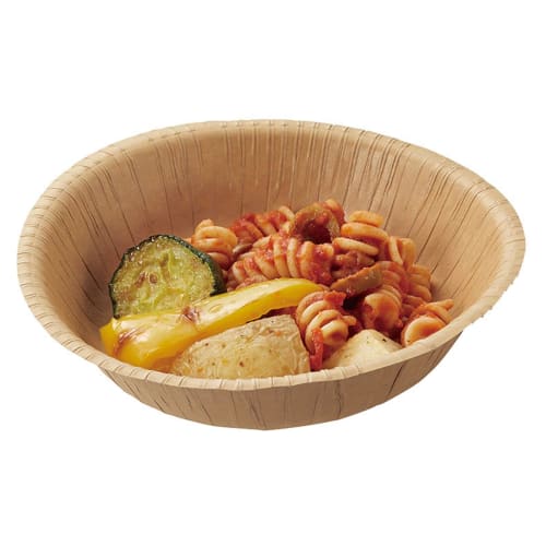 Shimojima HEIKO Disposable Paper Plates/Bowls, Deep, 13cm (280ml Capacity), Kraft Paper, Pack of 20