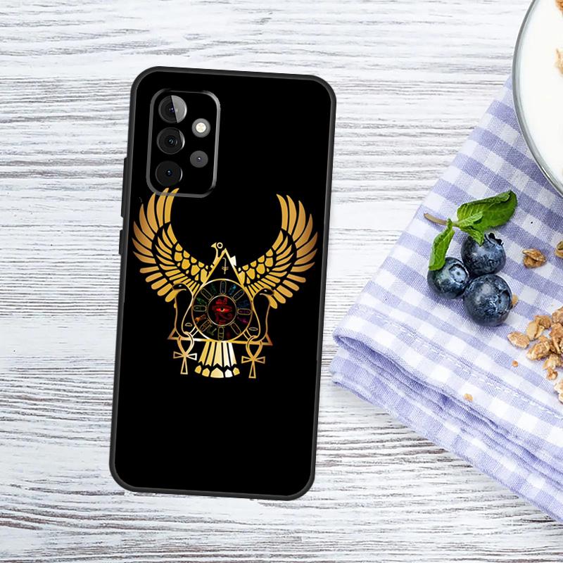 Egypt Nefertiti Anubis Ankh Case For Samsung Galaxy A52 A32 A12 A14 A34 A54 A53 A33 A13 A51 A71 A15 A25 A35 A55 Cover