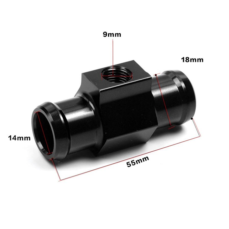 Universal Motorcycle Thermometer Instruments Water Temp Temperature LED Digital Display Gauge Meter With 18mm Temp Temperature Sensor Adapter