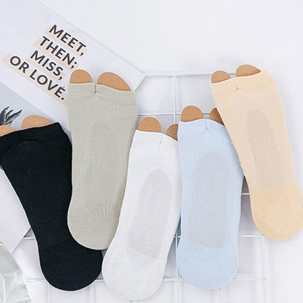 Cotton Fish Mouth Socks Split Toe Mesh Two-finger Socks High Quality Toe Socks