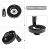63mm Hand Wheel Hand Wheel Milling Machine Handwheel Black Color