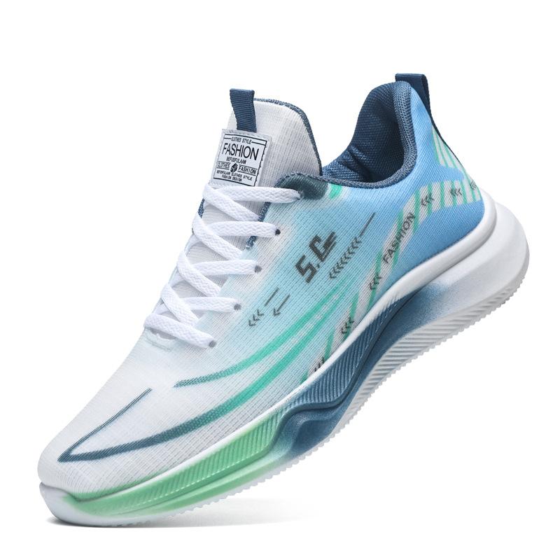 New Men's Shoes Mesh Breathable Sports Shoes Men's Casual Shoes Soft Sole Lightweight Wear-resistant Non-slip Running Shoes