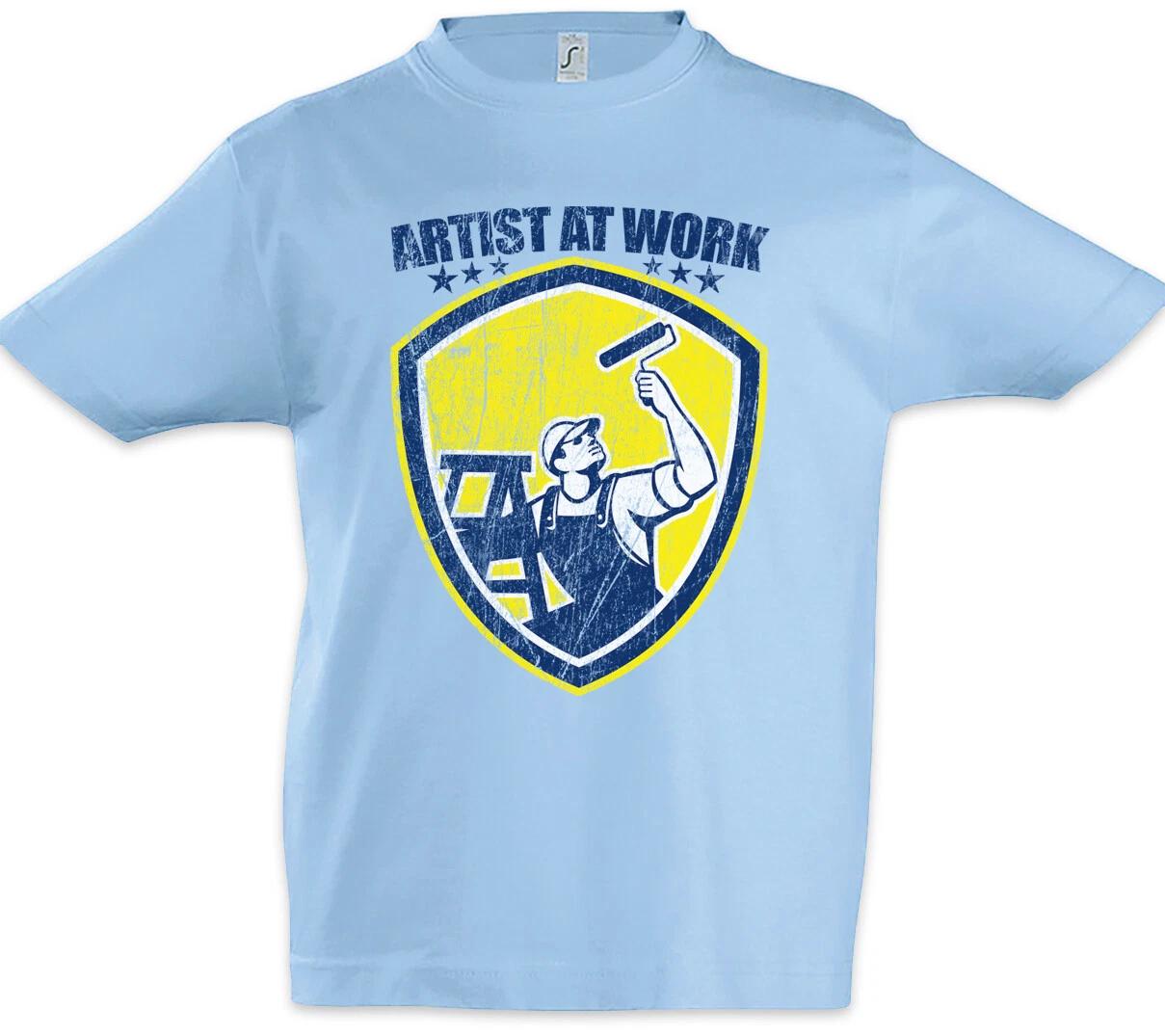 Artist At Work Kids Boys kids boys T-Shirt Painter Master Painter Painter 140