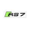 New ABS badge modified sticker TTS TTRS green badge A SQ3 SQ7 S3 S4 S5 S6 S7 S8 RS3 RS5 RS7 trunk letter.Exterior parts