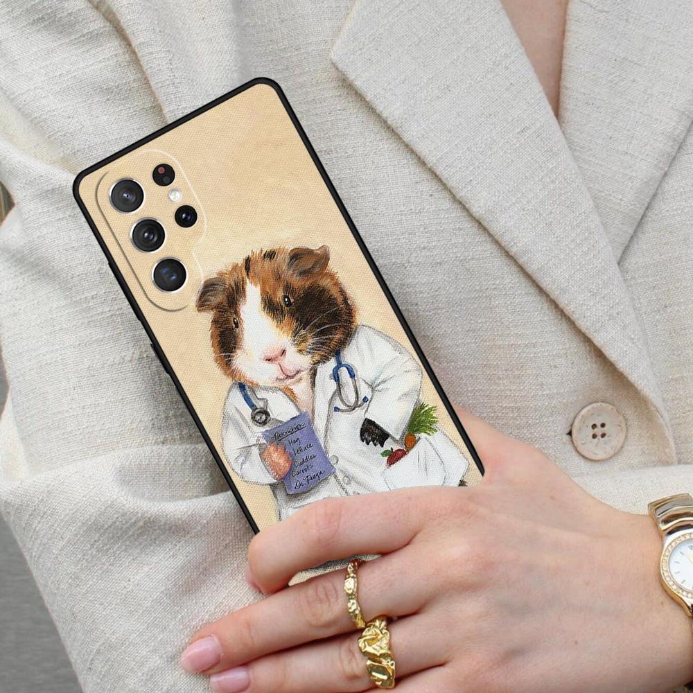 Hamster Guinea Pig Cell Phone Case for Samsung Galaxy S26 Ultra S25 S24 S23 S22 S21 S20 Note10 Cover