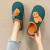 Cute Cotton Linen Slippers for Women - Silent Indoor Home Footwear for Spring and Autumn