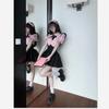 Black strap dress women's summer tutu skirt short skirt skirt miu suit