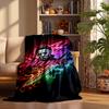 Michael Myers Custom Flannel Blankets Soft Warm Cozy Throws for Home Decor Holiday Gifts