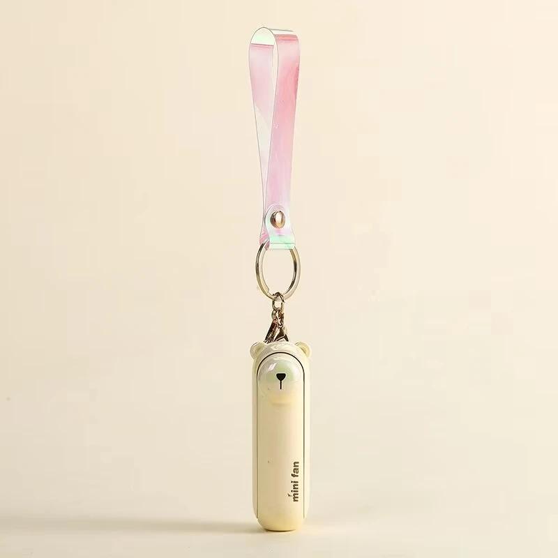 Süßer Mini-Ventilator Tragbar Hand faltbar Nachttisch Büro USB-Aufladung Akku Tisch Schreibtisch Kühlung USB-Kühlung Faltbarer Handheld-Ventilator