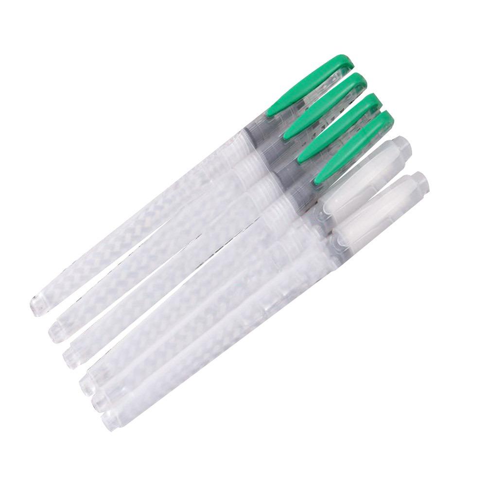 3/6Pcs Water Soluble Colored Watercolor Soft Pen Brush Plastic Refillable Water Pen Nylon Brush Head Painting Art Supplies