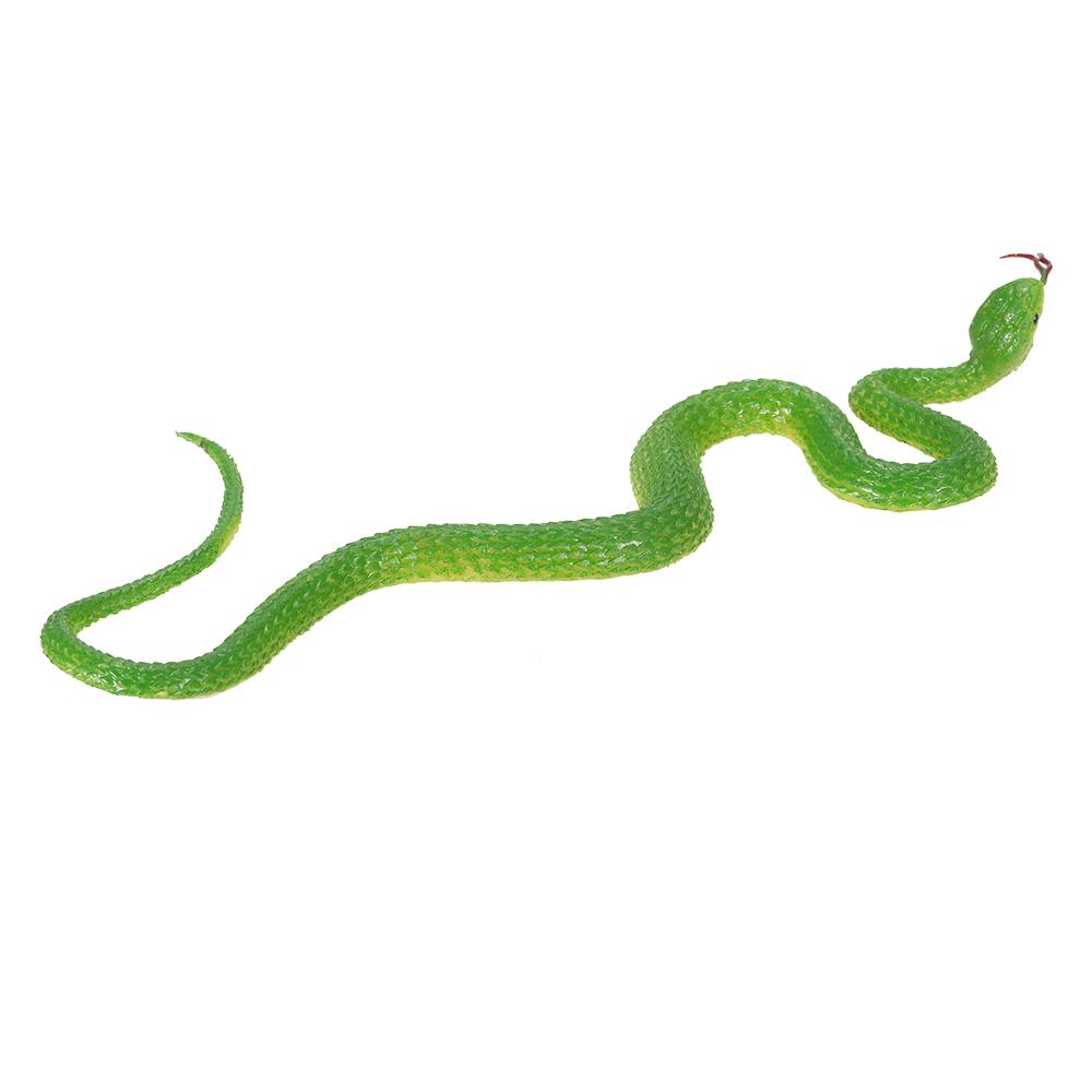 Șarpe de cauciuc simulat șarpe fals recuzită de grădină jucărie amuzantă cu trucuri