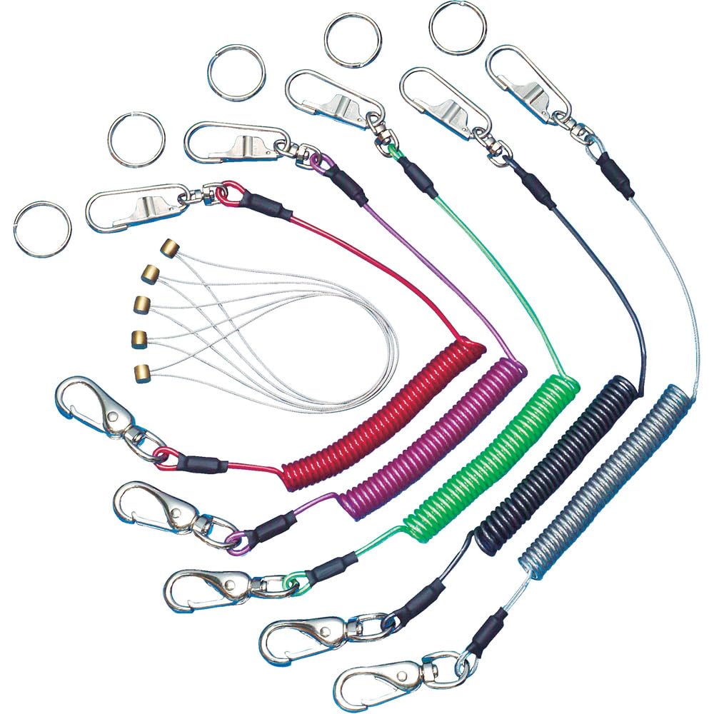 Supertool Safety Rope Steel Wire Direct Catch 1kg Violet AR430DV Fall Electrical Safe Work At (Stainless Core, Hook) Capacity, [Safety Harness,