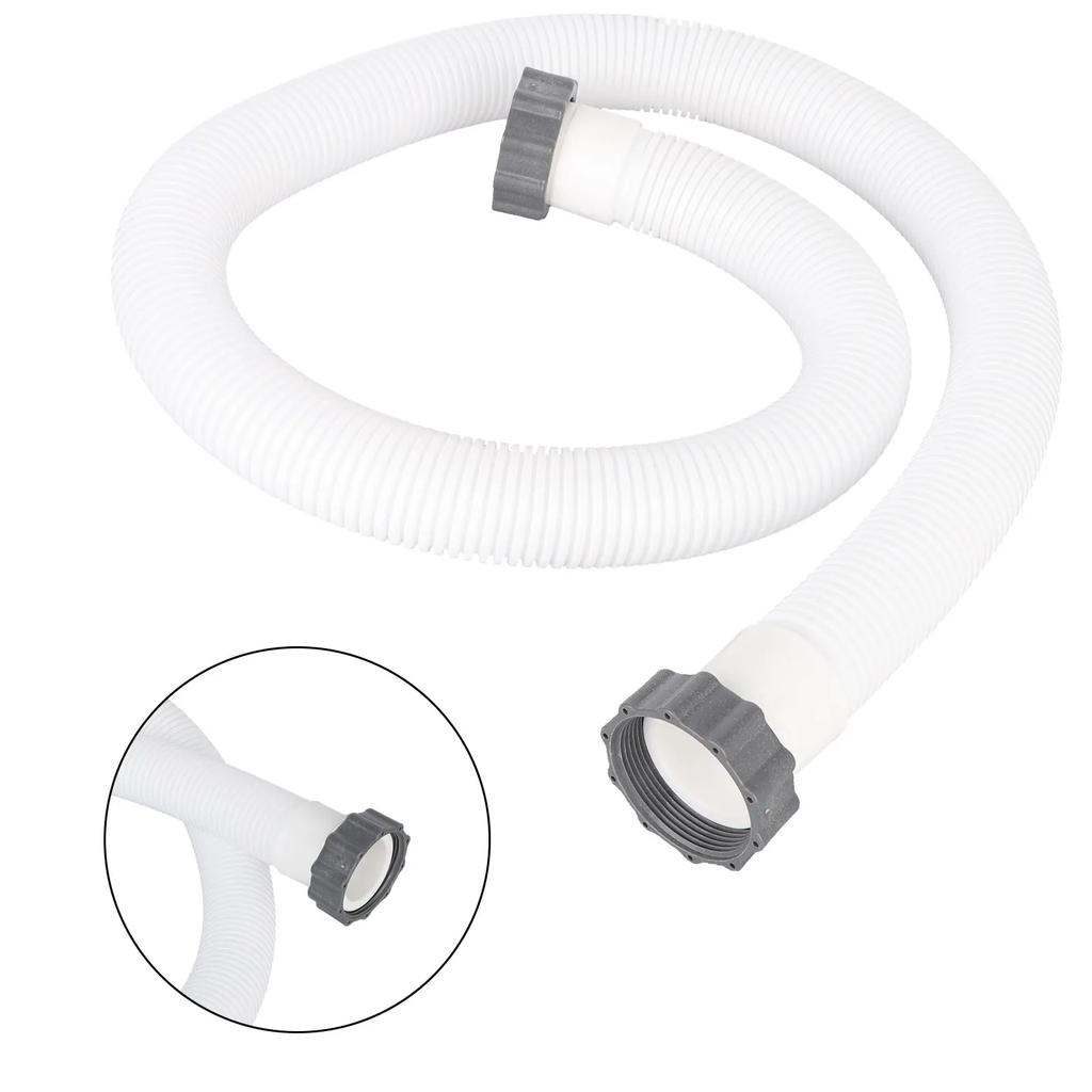 Für Intex 29060E 1,5 Zoll Pool Für Pumpen-Zubehörschlauch 59 Zoll Ersatz mit Muttersatz Kompatibel mit Filter Für Pumpen