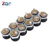 10PCS DC Power Connector Pin 2.1x5.5mm Female Plug Jack + Male Plug Jack Socket Adapter