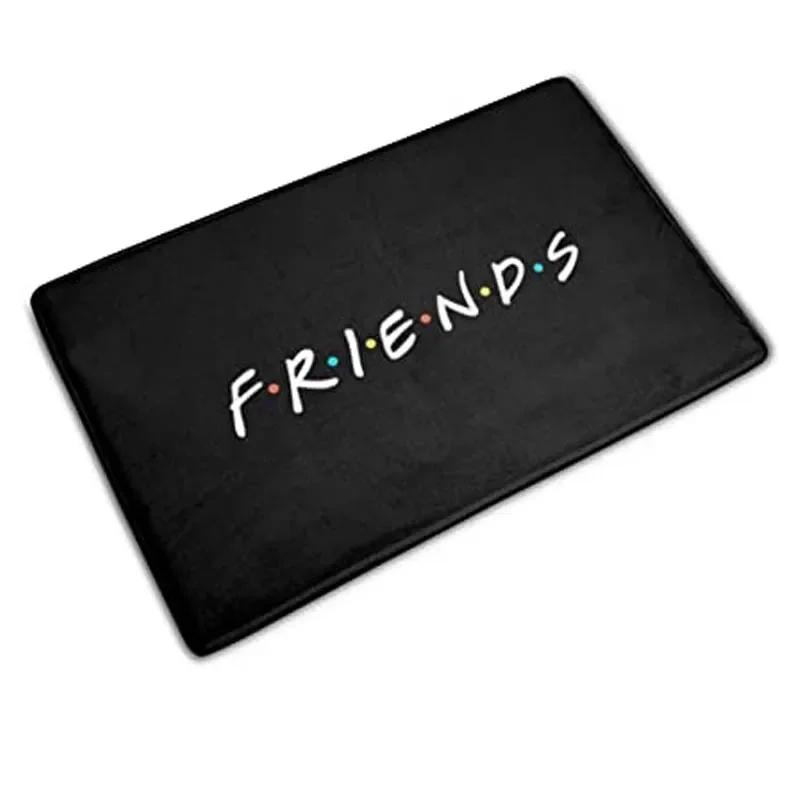 Vintage Old Friend Entrance Carpet Bedside Bedroom Living Room Floor Mat Simple Entrance Foot Mat Home Decoration 40X60CM