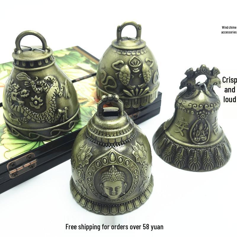 Vintage Dragon Bell Wind Chime: Antique Alloy Pendant, Crisp & Loud Sound