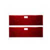 2x For Nissan 350Z 2003-2009 Red Carbon Fiber Rear Storage Box Panel Cover Trim