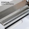 ZONESUN 800 6" inch Manual Leather Tools Skiver Peel DIY Shovel Skin Machine Vegetable Tanned Splitter Knife Peeler Cutter