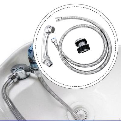Salon Shampoo Bowl Sprayer Head Replacement Part Portable 47.24inch Hose and