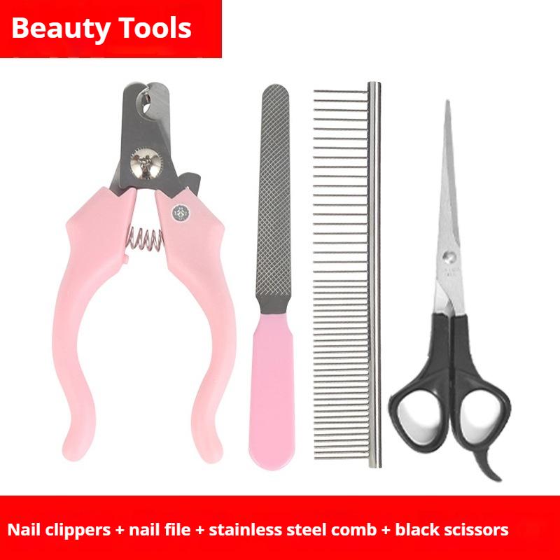 

New Style Hair Clipper Shaving Cats and Dogs Electric Hair Clipper Set Pet Hair Cutter Pusher Charging Multifunctional Hair Clipper