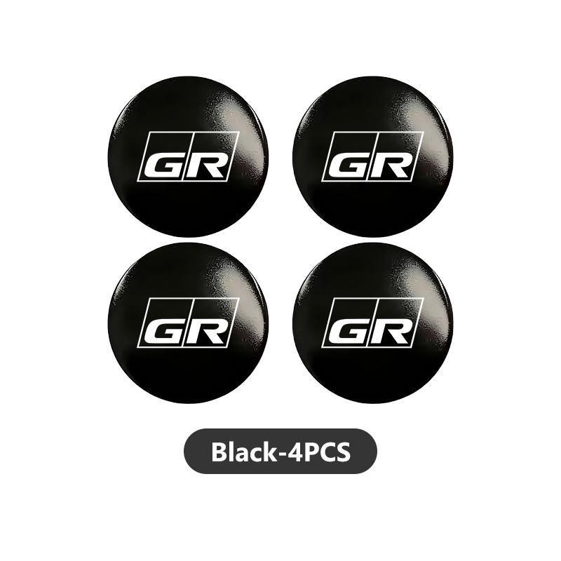 

56mm 4pcs Car Wheel Center Hub Cap Badge Logo Sticker For Toyota Supra Aygo Prado RAV4 Hilux Yaris Corolla 4Runner