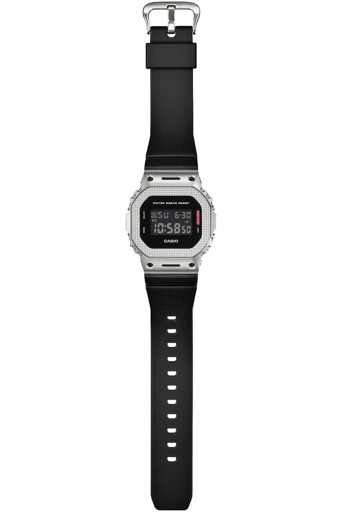 Casio Silver Watch with Metal Cover and Environmentally Friendly Materials G-Shock GM-5600M-1JF Men's