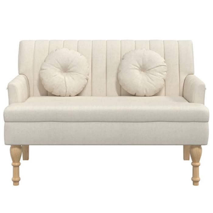 VidaXL Banc avec Coussins, Banquette avec Accoudoirs, Siège de Salon, Meuble de Salle de Séjour Chambre à Coucher Entrée 372138
