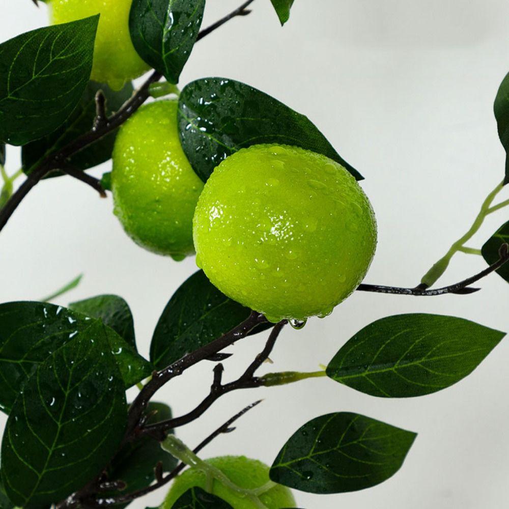 Vibrant Artificial Tangerine Branches Realistic Orange Tree Branch  Home Decor