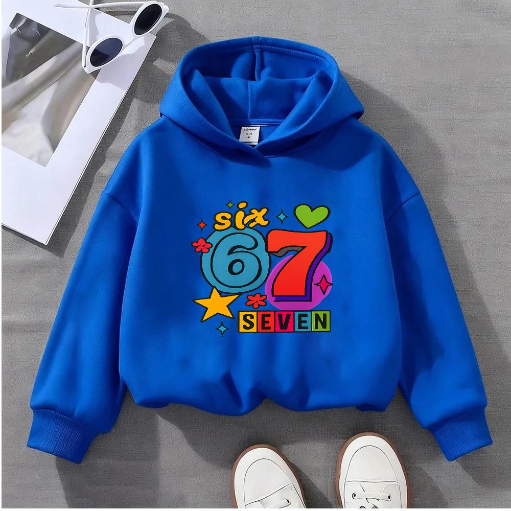 

Kids Christmas Sweatshirt 67 Years Old Boys Girls Colorful Number Print Long Sleeve Holiday Casual Pullover Top 150