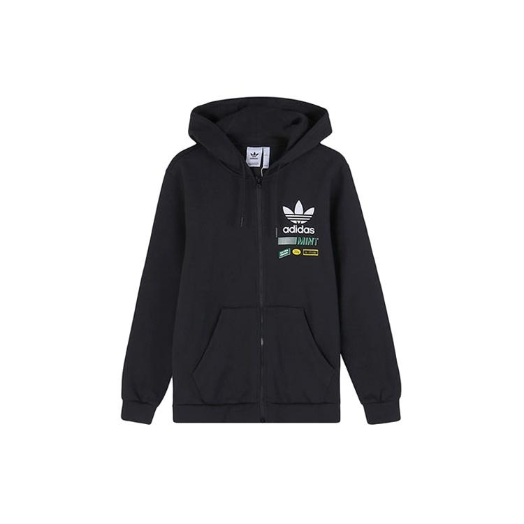 New adidas originals 2019 Men Sports Jacket Black Graphic Track Top Gym Men s FP7701 XS
