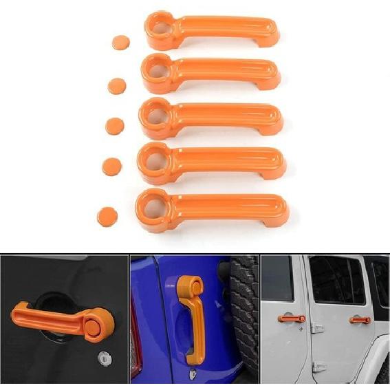 For Jeep Door Accessories Door & Tailgate Handle Cover Trim for Jeep Wrangler JK