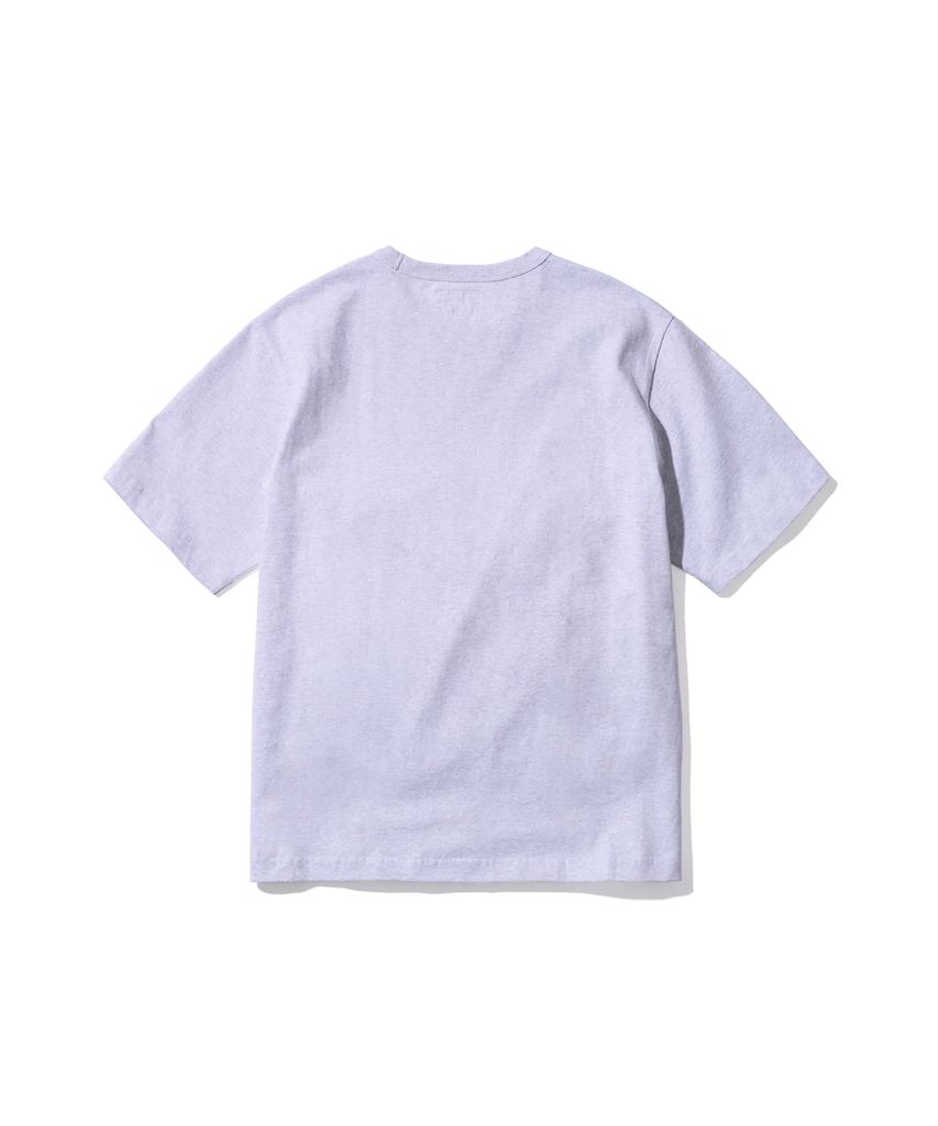 AECA (Woman) Everyday Aeca Clover Half Sleeve Tee-Light Gray