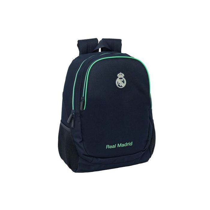 Sporty Backpack - REAL MADRID - 612557665 - Navy Blue - Unisex - Football