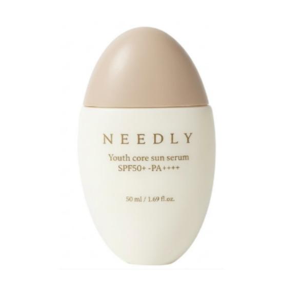 [NEEDLY] Youth Core Sun Serum SPF50+ PA++++ 50ml Anti-Aging Hydrating UV Protection Serum Youth Core Sun Serum  1