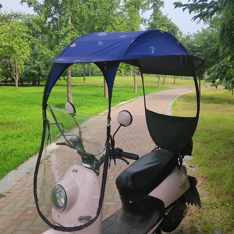 Electric Bicycle & Motorcycle Rainproof Windproof Canopy Shelter